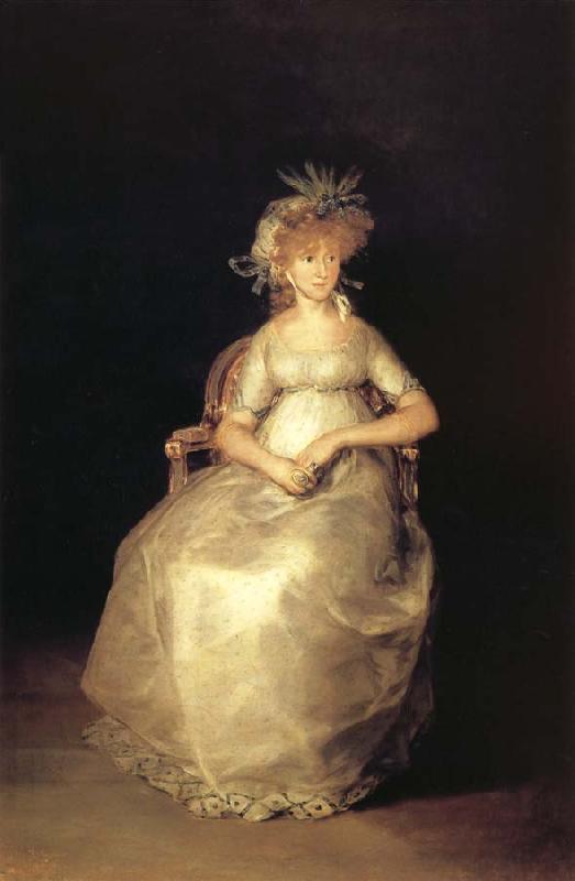 Francisco Goya Countess of Chinchon oil painting image